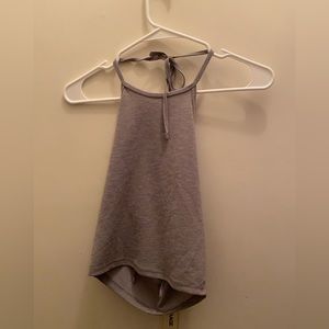 Garage Glitter Open Back Crop Top